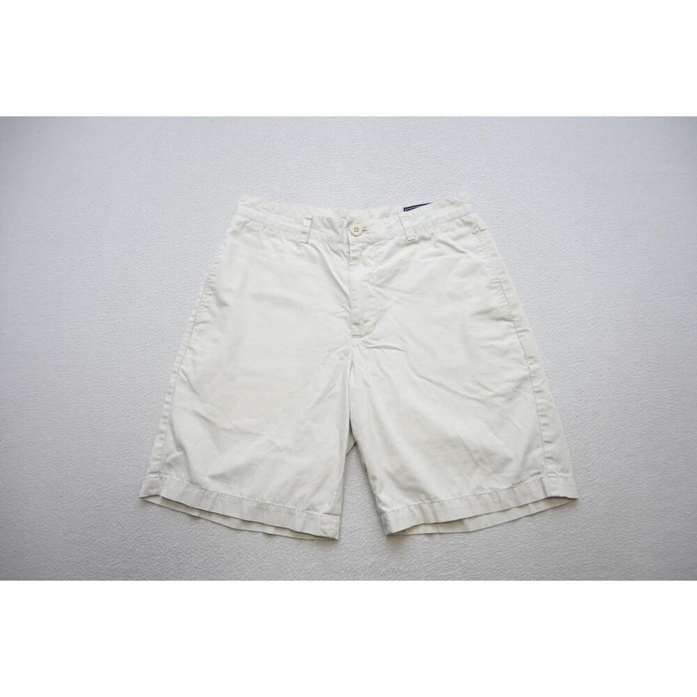 Vineyard Vines Club Shorts Whale Beige Flat Khaki Chino 9" Inseam Mens Sz 30